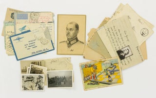A small archive comprising letters (including autograph letters from Montgomery of Alamein and Alexander of Tunis), photographs, memorabilia, dog tags, and war service medals relating to the Cockington brothers from Woodville in suburban Adelaide, SX 3932 Gunner Frederic John Cockington and 407707 Sergeant Percival Cockington (RAAF)