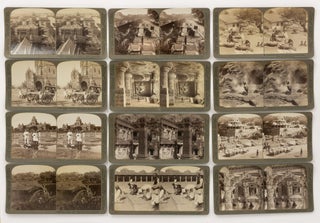 A collection of 100 sepia-toned stereographs of India published by Underwood and Underwood, New York