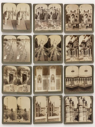 A collection of 100 sepia-toned stereographs of India published by Underwood and Underwood, New York
