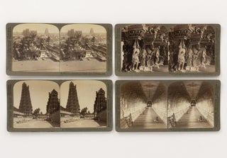 A collection of 100 sepia-toned stereographs of India published by Underwood and Underwood, New York