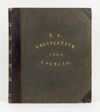 Item #142860 'S.A. Legislative Council, 1868'. An album of impressive large-format portrait...