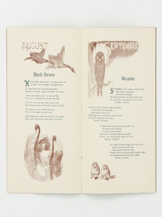 An Australian Bird Calendar. Written by E.S. Emerson. Illustrated by Norman Lindsay. (This Calendar first appeared in the 'Lone Hand' Magazine)
