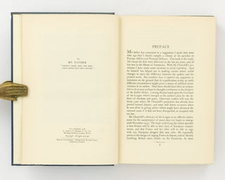 Arms and the Covenant. Speeches ... Compiled by Randolph S. Churchill