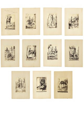 Item #142931 'Treatment of the Horse in Australia | by Geo Hamilton 1864' [a complete suite of 11...
