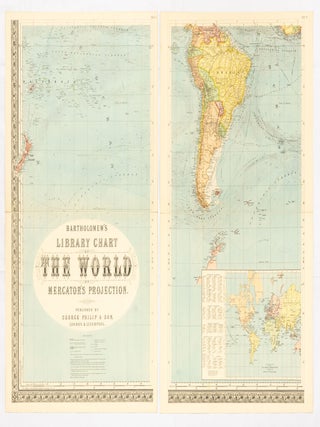Bartholomew's Library Chart of the World on Mercator's Projection