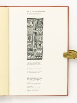 Item #143065 Art of the First Australians. An Exhibition of Aboriginal Painting, Sculpture and...