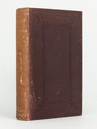 Item #143156 Memoirs of Thomas Fowell Buxton, Bart., edited by his Son, Charles Buxton, Esq.,...