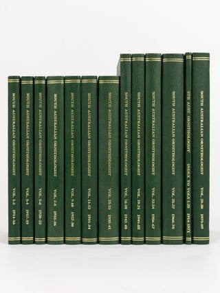 Item #143260 The South Australian Ornithologist. Volume I, Part 1, January 1914 to Volume 30,...