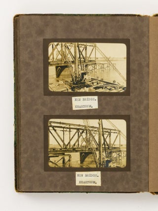 An album of photographs of Egypt, Sudan and Aden in the mid-1920s, most likely compiled by a British serviceman stationed at Khartoum