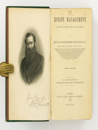 Estate Management. (New Edition of 'Hints on Farming' in a separate Volume)