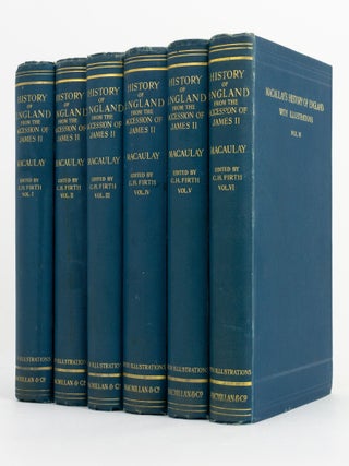 Item #143602 The History of England from the Accession of James the Second. Lord MACAULAY