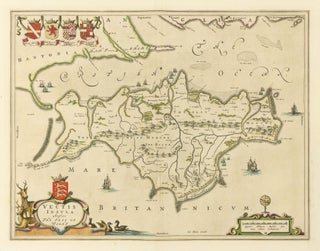 Item #143626 Vectis Insula, Anglice. The Isle of Wight. Isle of Wight, Joan BLAEU