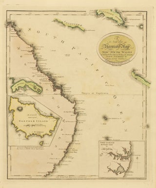 Item #143631 A New and Accurate Map of New South Wales with Norfolk and Lord Howe's Islands, Port...