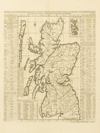 Item #143633 Nouvelle Carte d'Ecosse, où l'on fait observer l'Etat de la Noblesse, les Villes,...