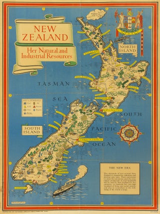Item #143675 New Zealand. Her Natural and Industrial Resources. MacDonald GILL