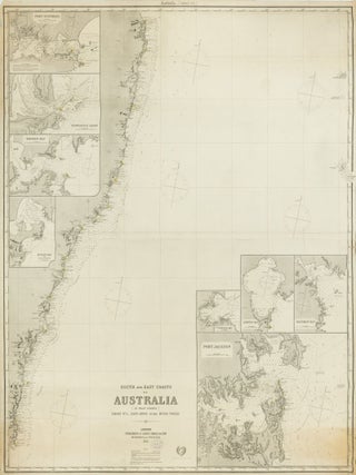 Item #143680 South and East Coasts of Australia (in Four Charts). Chart No. 3, Cape Howe to the...