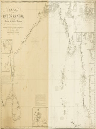 Item #143686 Chart of the Bay of Bengal, including Plans of the Principal Harbours, Drawn from...