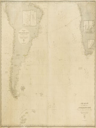 Item #143690 Chart of the South Atlantic Ocean from the Equator to 65&deg; South Latitude, from the...