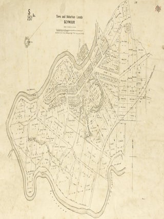 Item #143701 Town and Suburban Lands. Seymour. Surveyed by J. Chapman, Contract Surveyor. Seymour