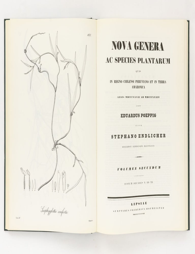 Item #144042 Nova Genera ac Species Plantarum quas in Regno Chilensi Peruviano et in Terra Amazonica annis MDCCCXXVII ad MDCCCXXXII legit Eduardus Poeppig, et cum Stephano Endlicher descripsit iconibusque illustravit. Eduard POEPPIG, Stephan ENDLICHER.