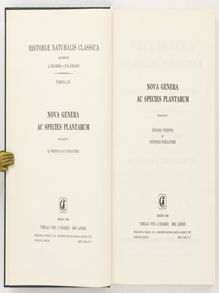 Nova Genera ac Species Plantarum quas in Regno Chilensi Peruviano et in Terra Amazonica annis MDCCCXXVII ad MDCCCXXXII legit Eduardus Poeppig, et cum Stephano Endlicher descripsit iconibusque illustravit