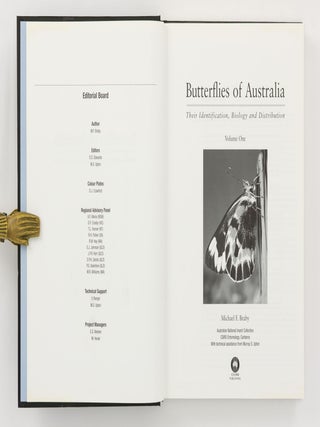 Butterflies of Australia. Their Identification, Biology and Distribution