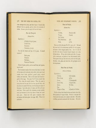 New Guide for the Hotel, Bar, Restaurant, Butler, and Chef. Being a Hand Book for the Management of Hotel and American Bars, and the Manufacture of the Principal New and Fashionable Drinks. Hotel & Restaurant Cookery, as now practised, with the Newest Entrees and Dishes...