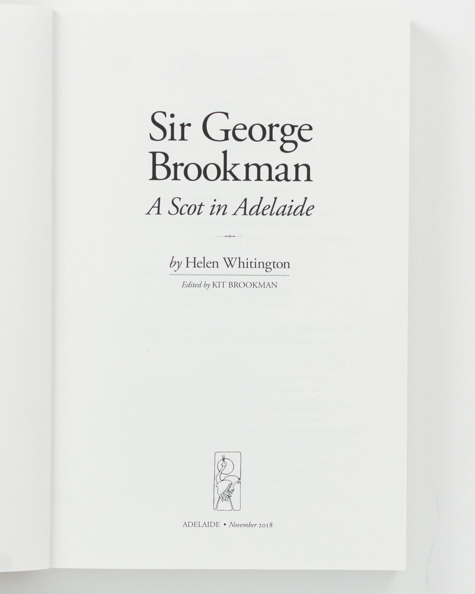 Sir George Brookman. A Scot in Adelaide | Sir George BROOKMAN, Helen ...