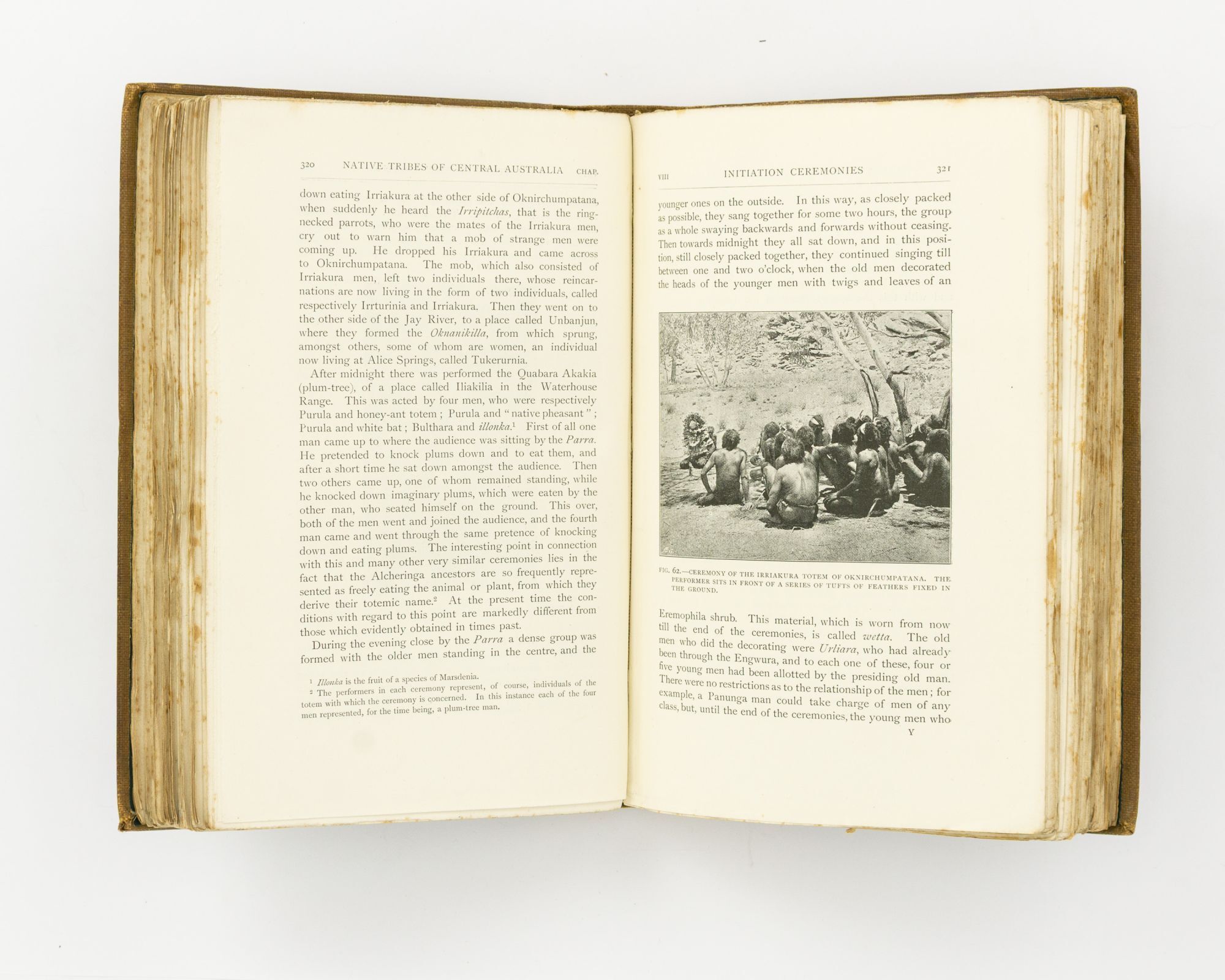 Australia Native The Native Tribes of Central Australia | Baldwin SPENCER, F J. GILLEN