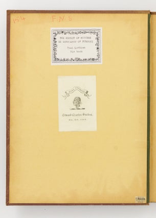 Three separate journal offprints or extracts by these individual authors (published in 1902, 1896 and 1889 respectively) bound in one volume