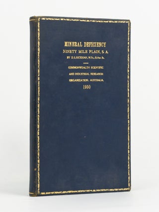 Item #144292 A bound volume of four papers by David Riceman on his pioneering research into...