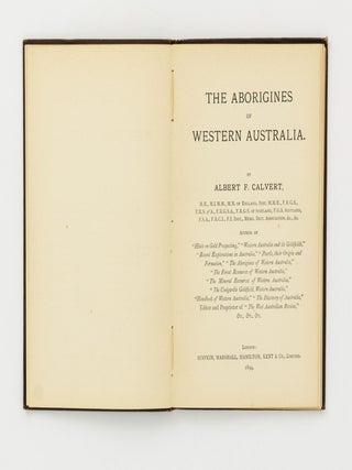 The Aborigines of Western Australia