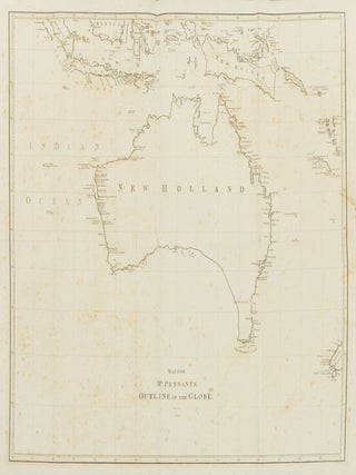 Item #144429 Map for Mr. Pennant's Outline of the Globe. Vol. IV. 1800. Australia, Thomas PENNANT