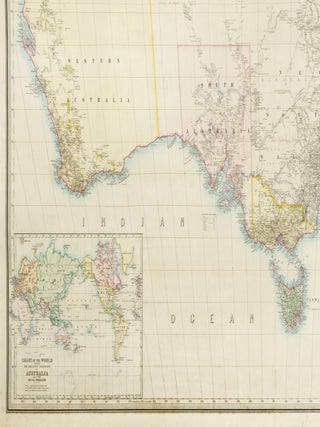 Stanford's Library Map of Australasia. Constructed by A. Keith Johnston