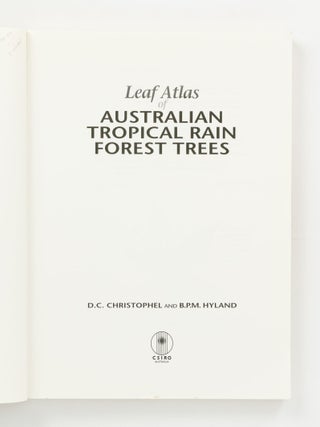 Australian Tropical Rain Forest Trees. An Interactive Identification System. Volume 2. [Together with] Leaf Atlas of Australian Tropical Rain Forest Trees
