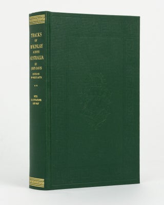 Item #144486 Tracks of McKinlay and Party across Australia. Edited from Mr Davis's...