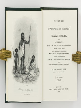 Journals of Expeditions of Discovery into Central Australia, and overland from Adelaide to King George's Sound in the years 1840-1 ...