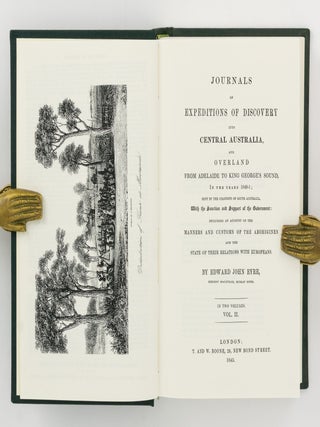 Journals of Expeditions of Discovery into Central Australia, and overland from Adelaide to King George's Sound in the years 1840-1 ...