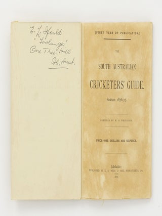 The South Australian Cricketers' Guide. Season 1876-77