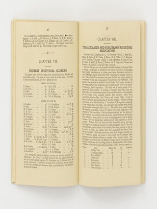 The South Australian Cricketers' Guide. Season 1876-77