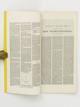 Adelaide Philosophical Society. Annual Report and Transactions for the Year ending 30th September, 1870
