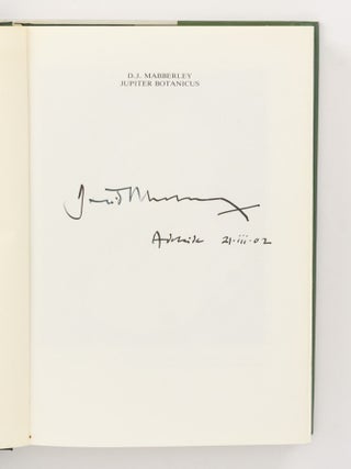 Jupiter Botanicus. Robert Brown of the British Museum
