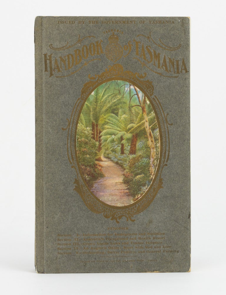 Item #144629 Handbook of Tasmania. Angling.