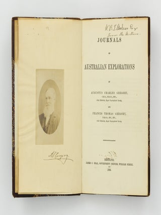 Item #144648 Journals of Australian Explorations. Augustus Charles GREGORY, Francis Thomas GREGORY
