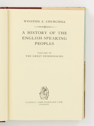 A History of the English-Speaking Peoples. Volume 1: The Birth of Britain. Volume 2: The New World. Volume 3: The Age of Revolution. Volume 4: The Great Democracies