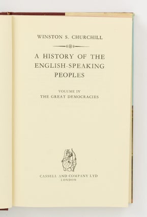A History of the English-Speaking Peoples. Volume 1: The Birth of Britain. Volume 2: The New World. Volume 3: The Age of Revolution. Volume 4: The Great Democracies