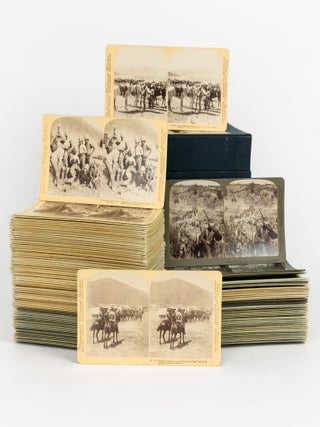 Item #144708 A collection of 132 stereo photographs relating to the Second Boer War, published...