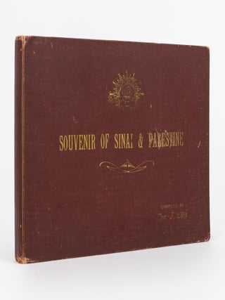 Item #144745 Souvenir of Sinai & Palestine. Compiled by Tpr. J. Ellis, 7th L.H. [cover title of...