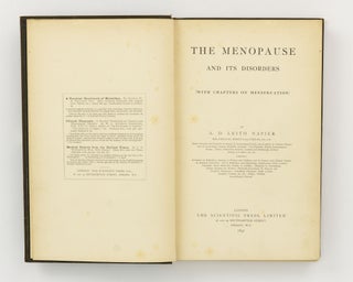 The Menopause and its Disorders (with Chapters on Menstruation)