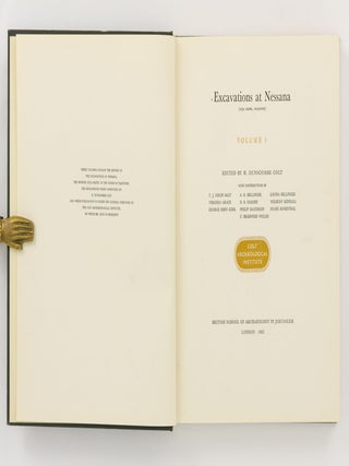 Excavations at Nessana (Auja Hafir, Palestine). Volume 1